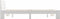 vidaXL - Bedframe - massief - grenenhout - wit - 120x200 - cm