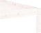 vidaXL - Bedframe - massief - grenenhout - wit - 120x200 - cm