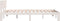 vidaXL - Bedframe - massief - grenenhout - wit - 120x200 - cm