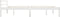 vidaXL - Bedframe - massief - grenenhout - wit - 120x200 - cm