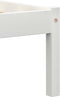 vidaXL - Bedframe - massief - grenenhout - wit - 120x200 - cm