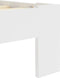vidaXL - Bedframe - massief - grenenhout - wit - 120x200 - cm