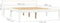 vidaXL - Bedframe - massief - grenenhout - wit - 120x200 - cm