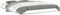 vidaXL - Bedframe - massief - grenenhout - wit - 135x190 - cm