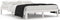 vidaXL - Bedframe - massief - grenenhout - wit - 140x190 - cm