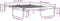 vidaXL - Bedframe - massief - grenenhout - wit - 140x190 - cm