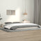 vidaXL - Bedframe - massief - grenenhout - wit - 140x190 - cm