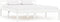 vidaXL - Bedframe - massief - grenenhout - wit - 140x200 - cm