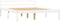 vidaXL - Bedframe - massief - grenenhout - wit - 140x200 - cm