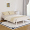 vidaXL - Bedframe - massief - grenenhout - wit - 140x200 - cm