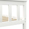 vidaXL - Bedframe - massief - grenenhout - wit - 140x200 - cm