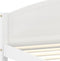 vidaXL - Bedframe - massief - grenenhout - wit - 140x200 - cm