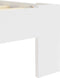 vidaXL - Bedframe - massief - grenenhout - wit - 140x200 - cm