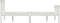 vidaXL - Bedframe - massief - grenenhout - wit - 140x200 - cm