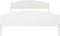 vidaXL - Bedframe - massief - grenenhout - wit - 140x200 - cm