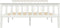 vidaXL - Bedframe - massief - grenenhout - wit - 140x200 - cm
