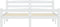 vidaXL - Bedframe - massief - grenenhout - wit - 140x200 - cm