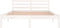 vidaXL - Bedframe - massief - grenenhout - wit - 140x200 - cm