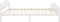 vidaXL - Bedframe - massief - grenenhout - wit - 140x200 - cm