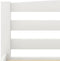 vidaXL - Bedframe - massief - grenenhout - wit - 140x200 - cm