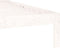 vidaXL - Bedframe - massief - grenenhout - wit - 140x200 - cm