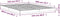 vidaXL - Bedframe - massief - grenenhout - wit - 150x200 - cm