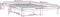 vidaXL - Bedframe - massief - grenenhout - wit - 150x200 - cm