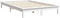 vidaXL - Bedframe - massief - grenenhout - wit - 150x200 - cm