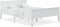 vidaXL - Bedframe - massief - grenenhout - wit - 160x200 - cm