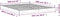 vidaXL - Bedframe - massief - grenenhout - wit - 160x200 - cm