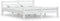 vidaXL - Bedframe - massief - grenenhout - wit - 160x200 - cm
