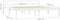 vidaXL - Bedframe - massief - grenenhout - wit - 160x200 - cm
