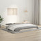 vidaXL - Bedframe - massief - grenenhout - wit - 160x200 - cm