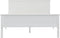 vidaXL - Bedframe - massief - grenenhout - wit - 160x200 - cm