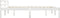 vidaXL - Bedframe - massief - grenenhout - wit - 160x200 - cm