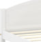 vidaXL - Bedframe - massief - grenenhout - wit - 160x200 - cm