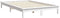 vidaXL - Bedframe - massief - grenenhout - wit - 160x200 - cm