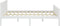 vidaXL - Bedframe - massief - grenenhout - wit - 160x200 - cm