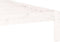 vidaXL - Bedframe - massief - grenenhout - wit - 160x200 - cm