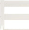 vidaXL - Bedframe - massief - grenenhout - wit - 160x200 - cm