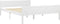 vidaXL - Bedframe - massief - grenenhout - wit - 160x200 - cm