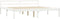 vidaXL - Bedframe - massief - grenenhout - wit - 160x200 - cm