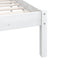 vidaXL - Bedframe - massief - grenenhout - wit - 160x200 - cm