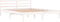 vidaXL - Bedframe - massief - grenenhout - wit - 160x200 - cm
