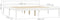 vidaXL - Bedframe - massief - grenenhout - wit - 180x200 - cm