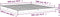 vidaXL - Bedframe - massief - grenenhout - wit - 180x200 - cm