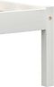 vidaXL - Bedframe - massief - grenenhout - wit - 180x200 - cm