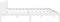 vidaXL - Bedframe - massief - grenenhout - wit - 180x200 - cm