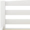 vidaXL - Bedframe - massief - grenenhout - wit - 180x200 - cm