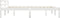 vidaXL - Bedframe - massief - grenenhout - wit - 180x200 - cm